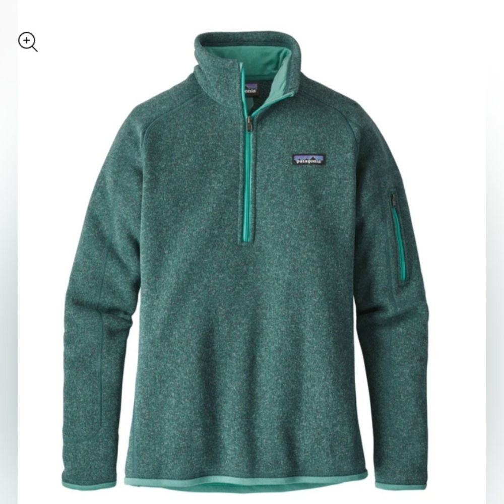 Patagonia Women's Green Quarter-Zip Fleece Pullover